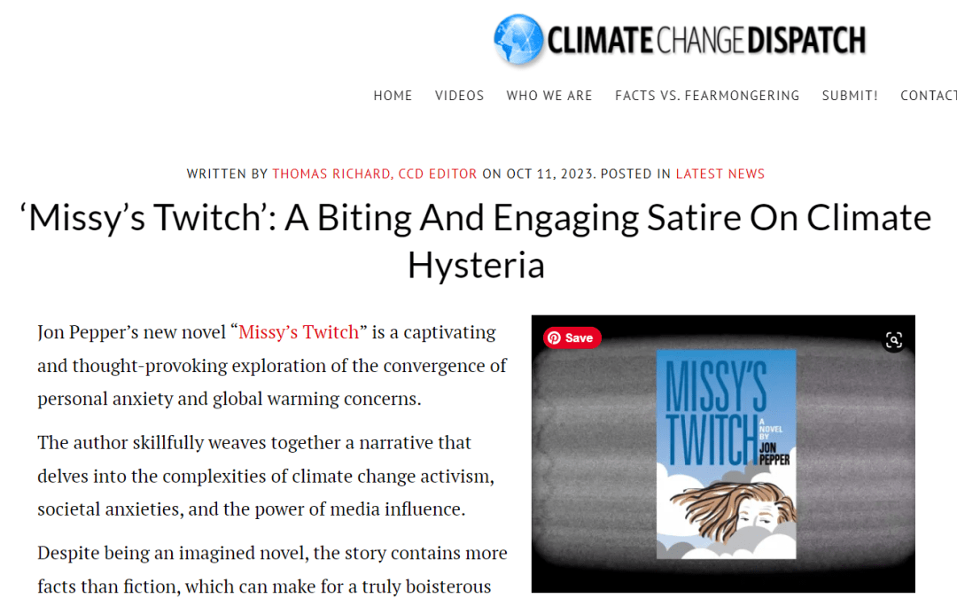 ‘Missy’s Twitch’: A Biting And Engaging Satire On Climate Hysteria